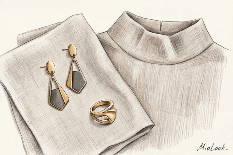 Аксессуары для закрытого платья: как расставить акценты в скромном образе - 5