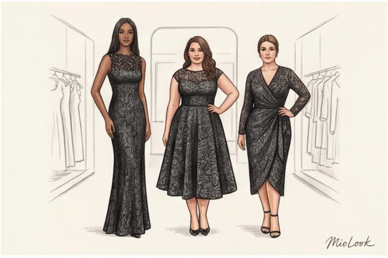 Кружевные закрытые платья: тонкая грань между скромностью и соблазном - 9