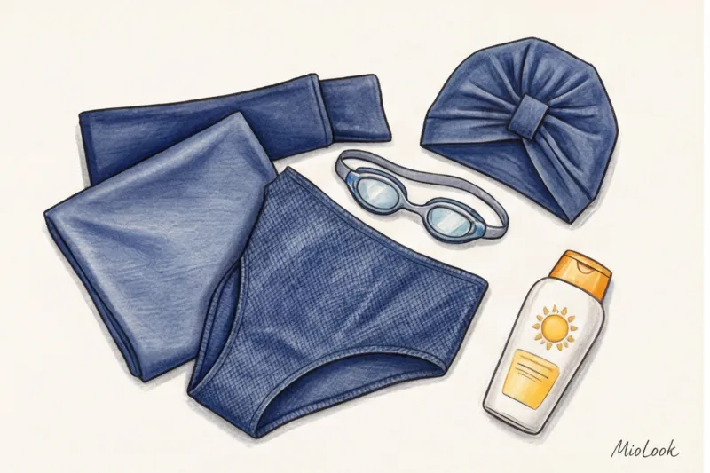 Буркини и закрытые купальники: стильные решения для плавания и аквааэробики - 4