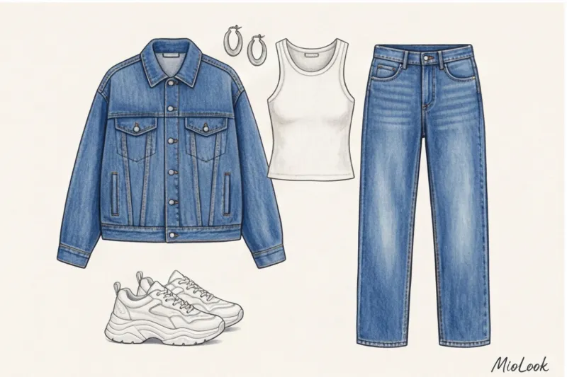 Джинсовый тотал лук: как повторить культовые деним-образы из 2000-х - 7