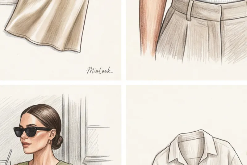 Летний гардероб Clean Girl: лен, шелк и базовые топы - 5