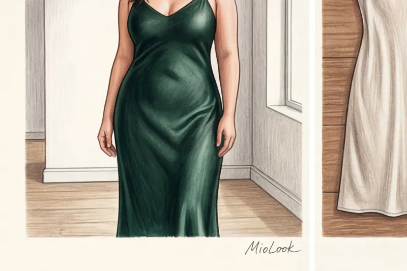 Бельевой стиль для полных: как носить платья-комбинации и топы (plus size) - 7