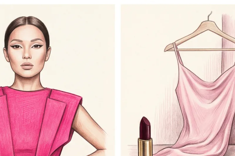 Макияж под розовое платье: от фуксии до пудрового оттенка - 2