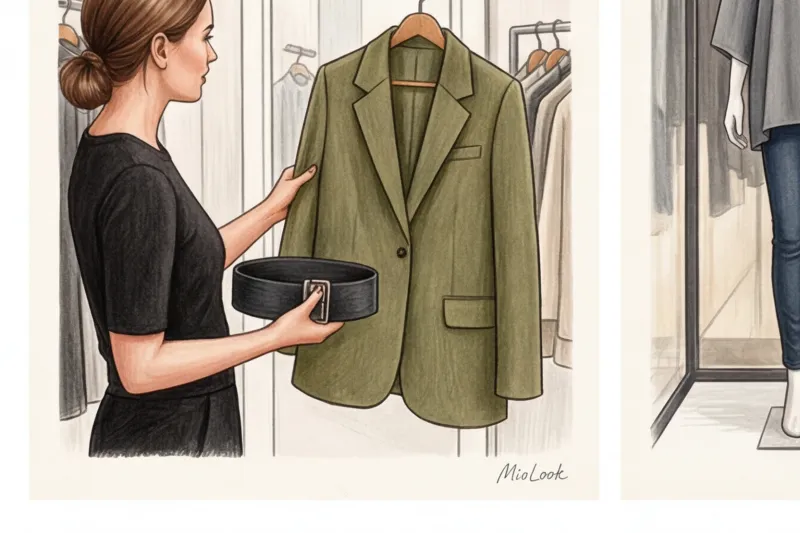 Как сделать талию визуально тоньше, если её нет - 7