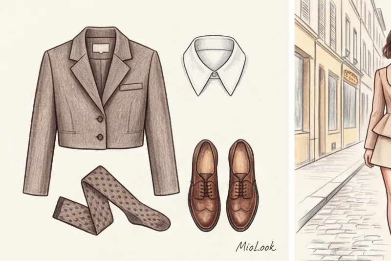 The Gamine Kibbie Type: Style, Contrasts, and Cut Architecture