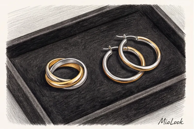 Как правильно сочетать золото и серебро в одном образе - 4