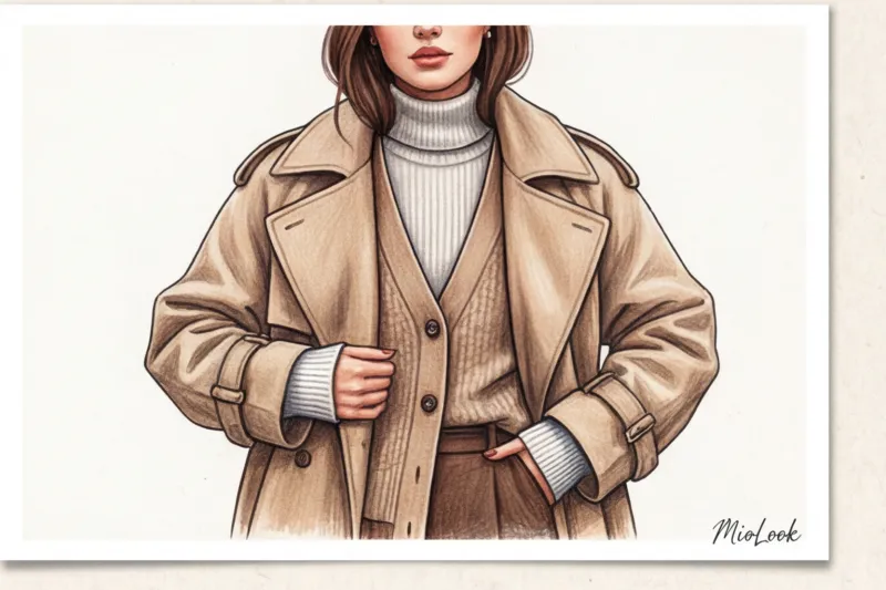 Осенняя капсула: многослойные и уютные образы на каждый день - 9