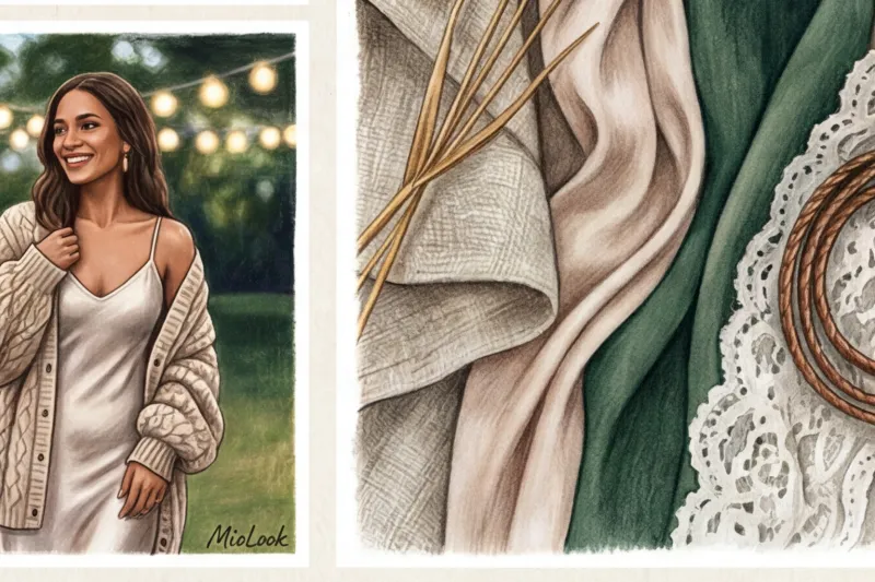 Что надеть на свадьбу в стиле рустик, бохо или на природе - 5