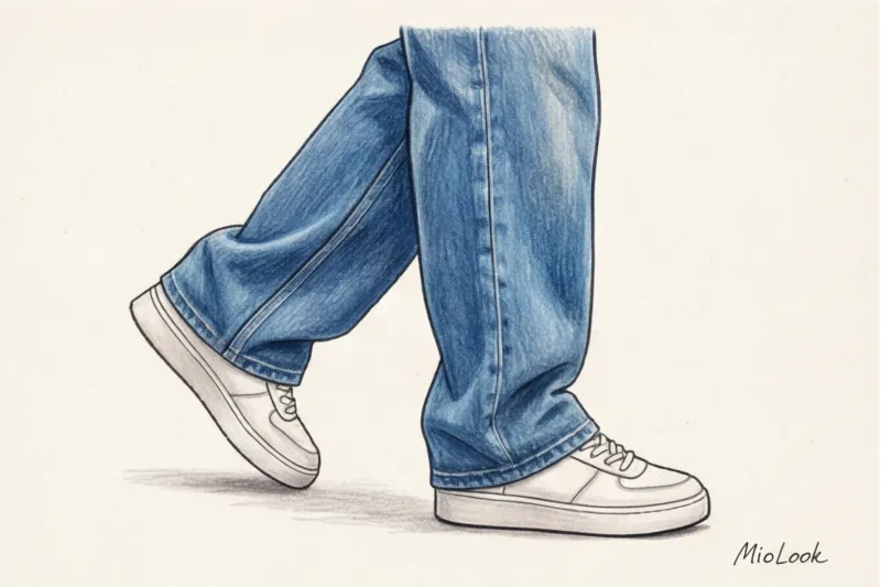 Обувь под широкие брюки и джинсы: правила идеальных пропорций - 4