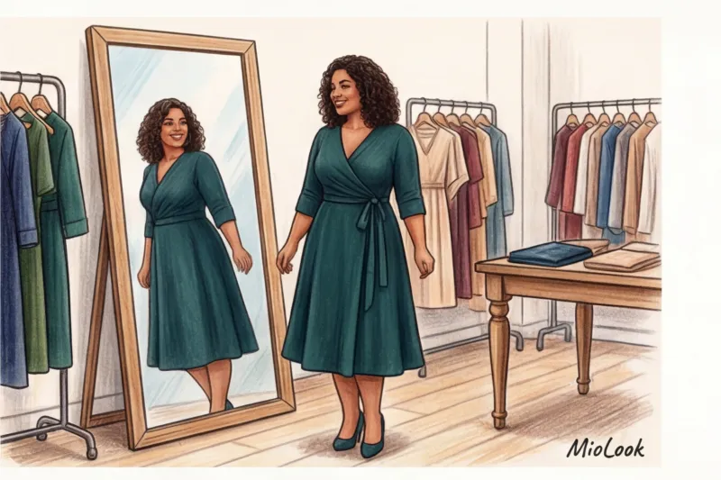 Гардероб для невысоких plus size: как скрыть объемы и вытянуть силуэт - 6