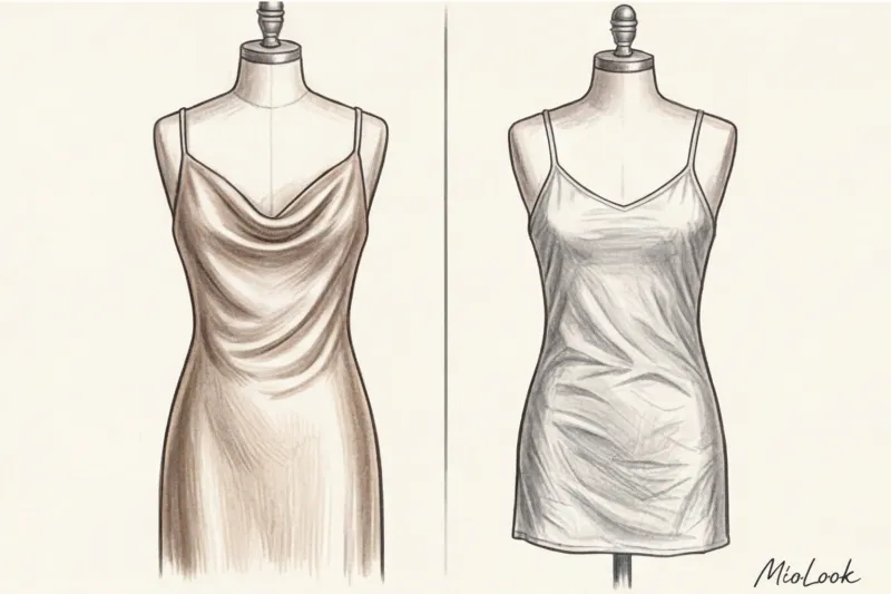 Платье-комбинация в вечернем гардеробе: идеи образов для праздника - 8