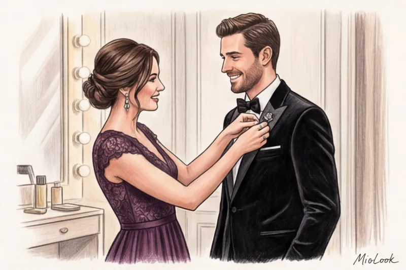 Как паре одеться на свадьбу: парные образы для гостей - 5