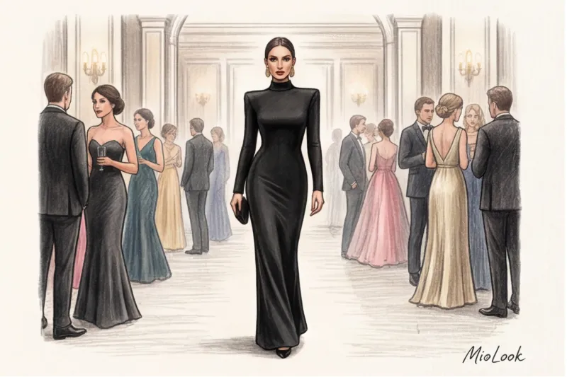 Black Evening Dress: New Luxury