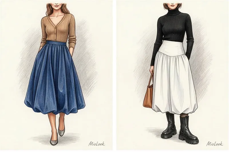 Юбка-баллон - 4