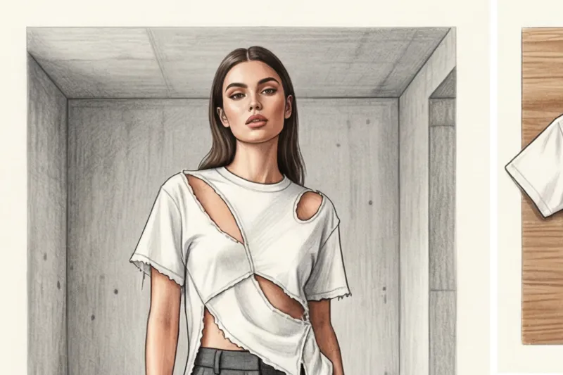 Переделка футболки своими руками: как создать трендовый топ