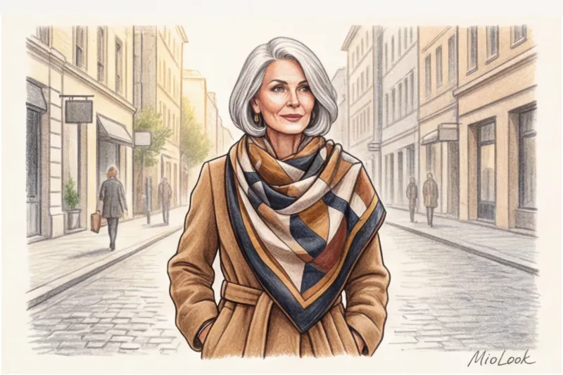 Аксессуары для женщин 50+: как правильно носить шарфы, сумки и украшения - 2