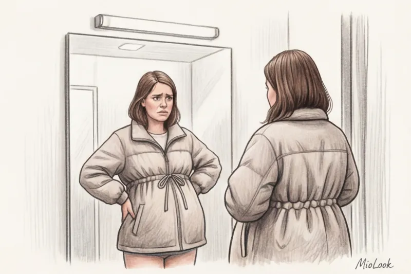 Стиліст: як вибрати розмір куртки для вагітних