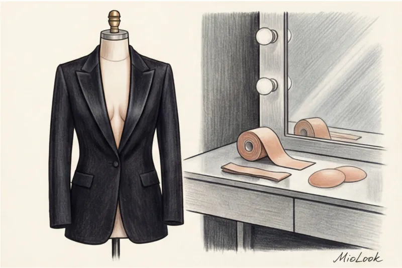 Идеальное декольте: как подобрать белье под платье с глубоким вырезом - 5