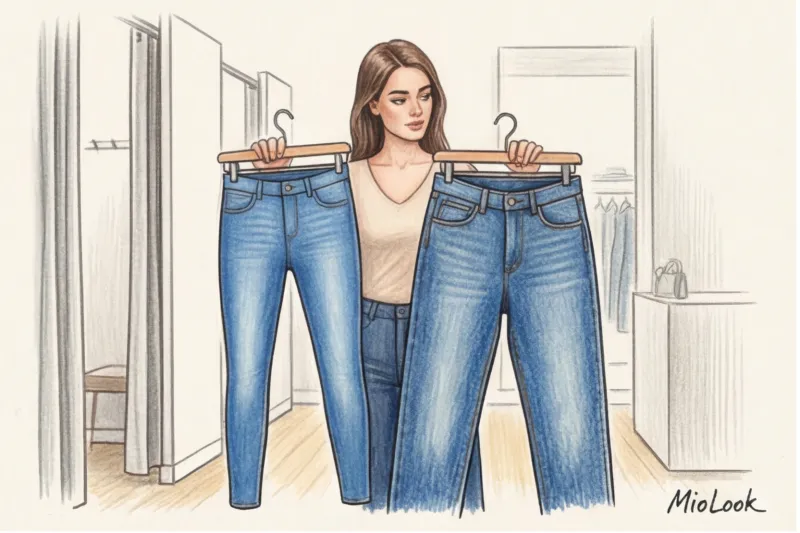 How to visually enlarge your buttocks with clothing: jeans and skirts