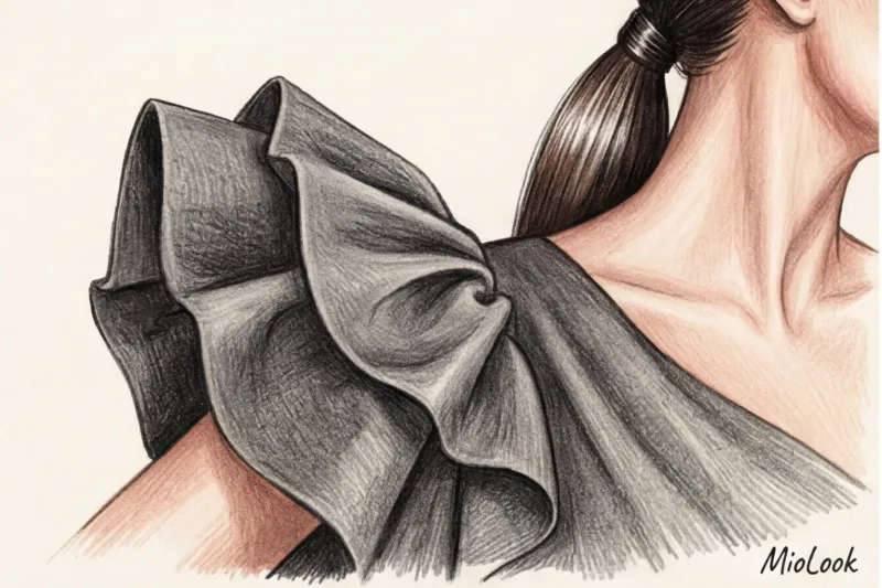 Асимметрия в образе: выбираем прическу под платье на одно плечо - 4