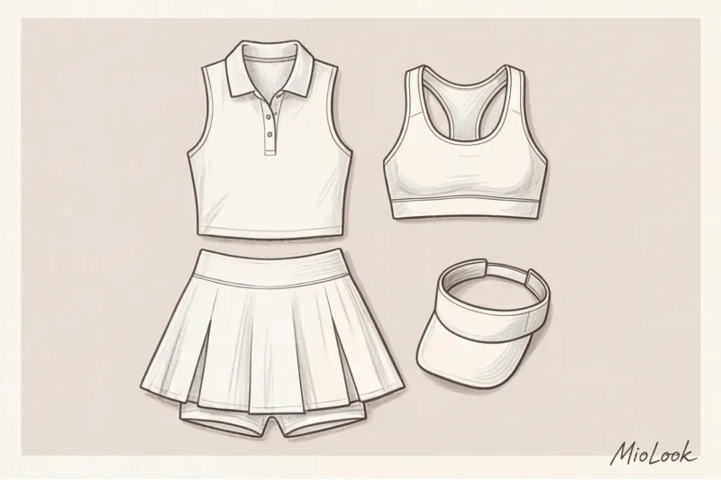 Эстетика Tenniscore: собираем стильный образ для тенниса и сквоша - 2