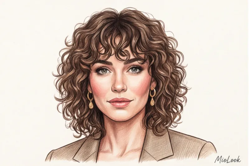 Омолаживающие стрижки для кудрявых и волнистых волос - 4