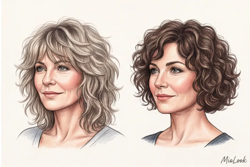 Омолаживающие стрижки для кудрявых и волнистых волос - 3