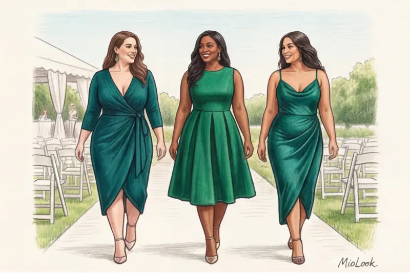 Платье на свадьбу для полных женщин: фасоны, которые стройнят - 2