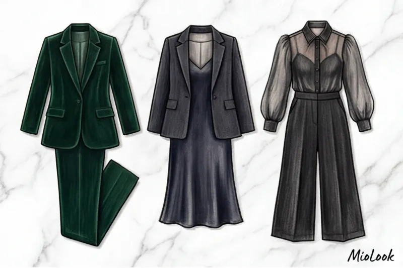 Элегантный образ на корпоратив для женщины 40 лет - 2