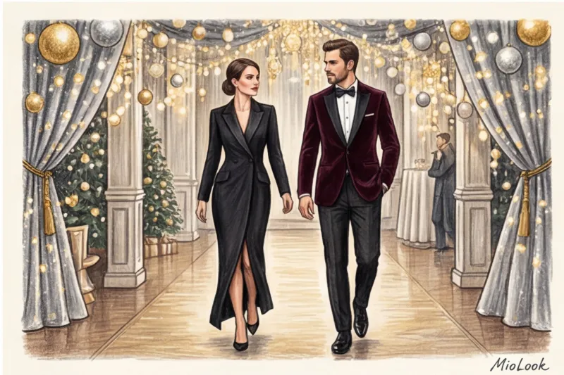 Парные образы на Новый год: идеи для праздничной ночи - 9