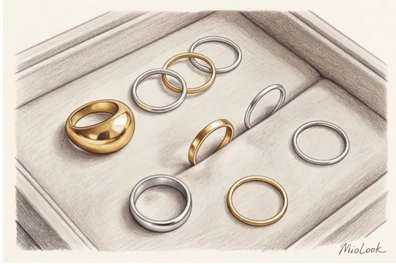 Как правильно сочетать кольца на руках: тренд на многослойность (stacking) - 3