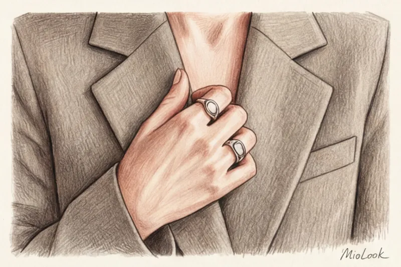 Как правильно сочетать кольца на руках: тренд на многослойность (stacking) - 5