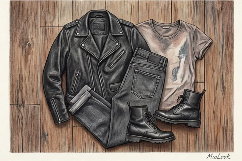 Стиль архетипа Бунтарь: гранж, кожа и нарушение модных правил - 5