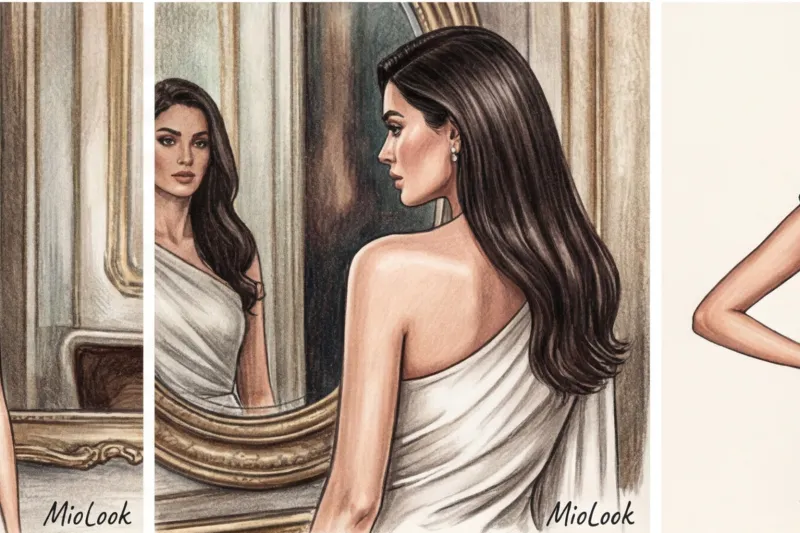 Асимметрия в образе: выбираем прическу под платье на одно плечо - 8