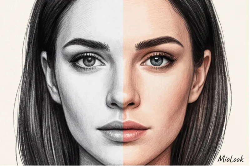 Цветовая контрастность внешности: светлота и цвет