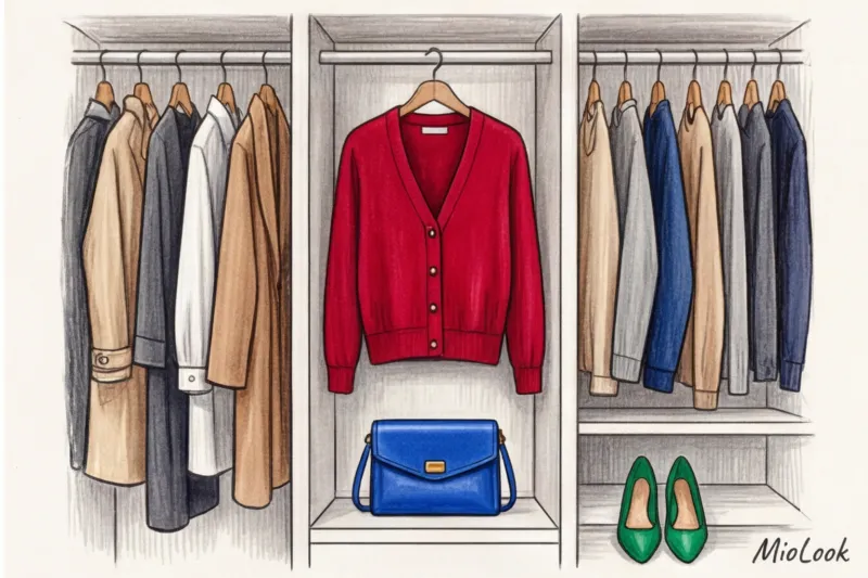 Как добавить яркий цветовой акцент в базовый гардероб - 6