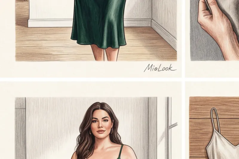 Бельевой стиль для полных: как носить платья-комбинации и топы (plus size) - 4