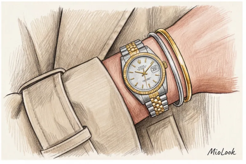 Правило микса: как стильно сочетать золото и серебро в одном образе - 9