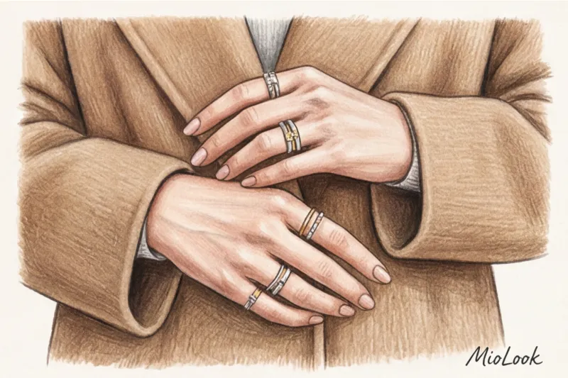 Как правильно сочетать золото и серебро в одном образе - 8