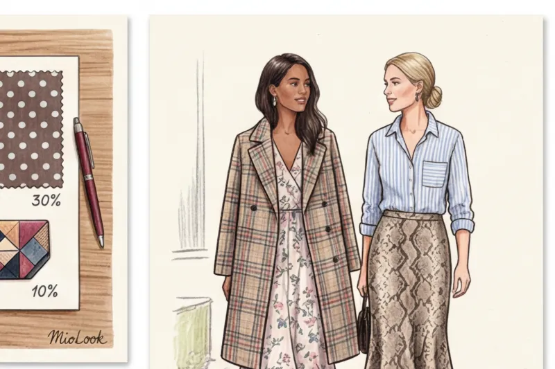 Высший пилотаж стайлинга: как безошибочно миксовать разные фактуры и принты одновременно - 3