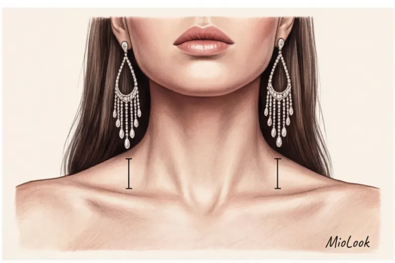 Как подобрать серьги по форме лица и длине шеи - 3