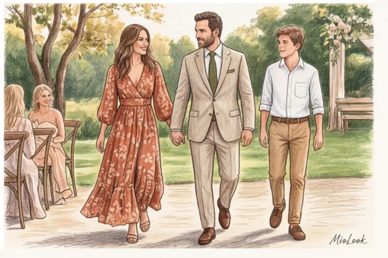 Семья на свадьбе: как составить гармоничный Family Look для гостей - 9