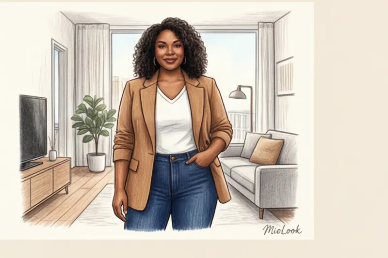 Капсульный гардероб для полных женщин: правила составления стройнящей капсулы - 9