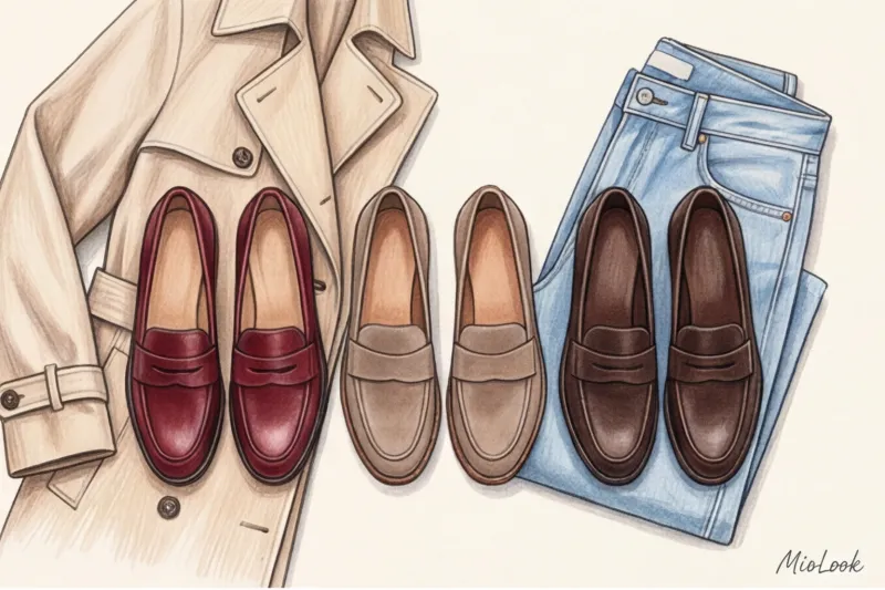 С чем носить женские лоферы: от офиса до повседневных образов - 2