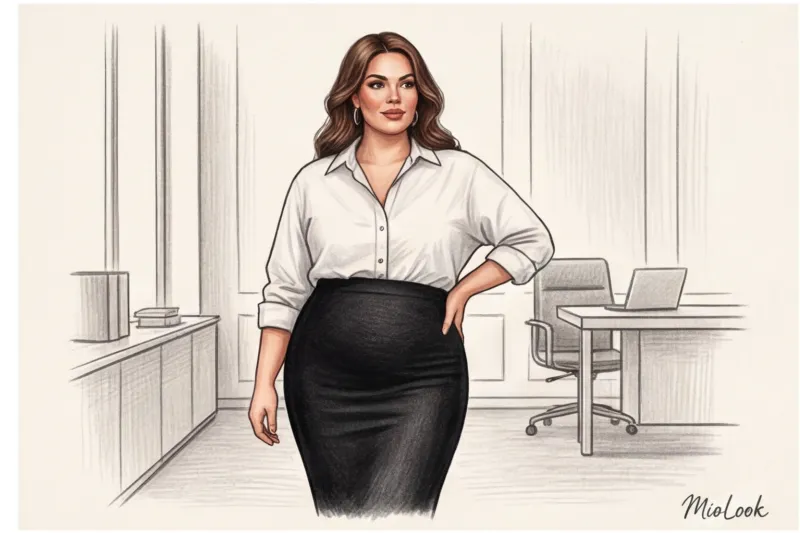 Деловая одежда больших размеров для беременных: правила выбора - 4