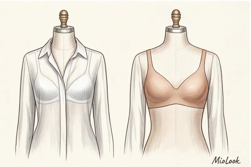 Какое нижнее белье носить под белую и полупрозрачную одежду - 7