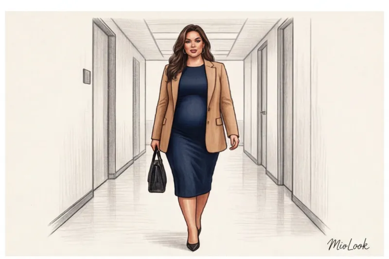 Деловая одежда больших размеров для беременных: правила выбора - 2