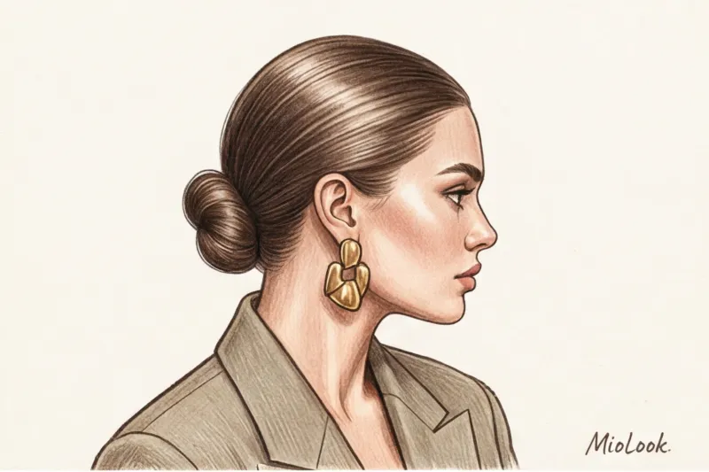 Подиумные hair-тренды в жизни: эффект мокрых волос и зализанные пучки - 2