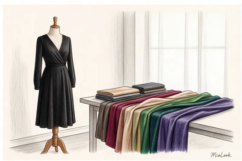 What color hijab goes with a black dress: 5 options