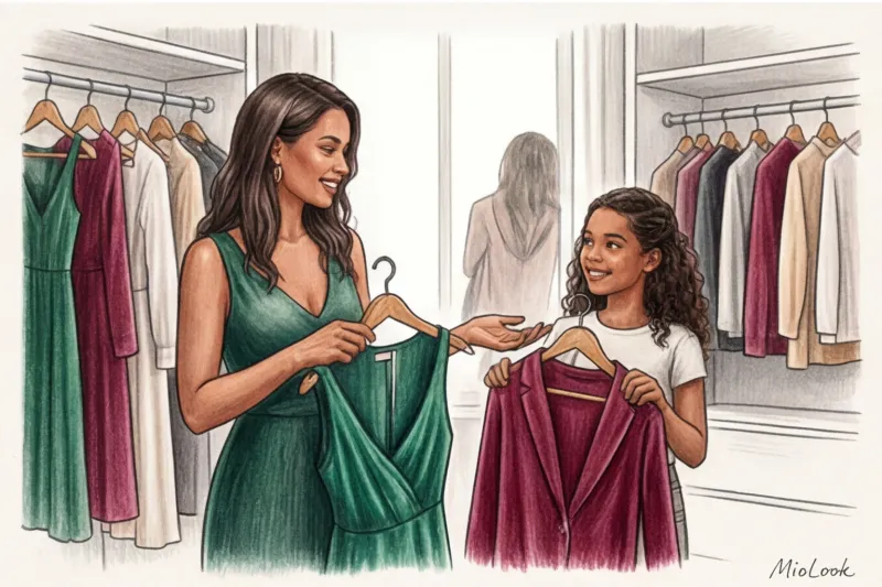 Как собрать праздничный гардероб для всей семьи в приложении MioLook - 8